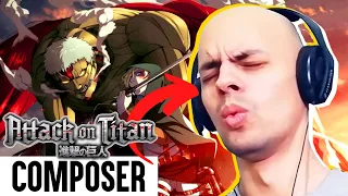 YouSeeBIGGIRL/T:T is a Mutant Tune! | Composer reacts to Attack On Titan OST
