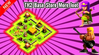Best Farmingbase TH2 For Store More loot- Town hall 2 (TH2) base layout clash of clans