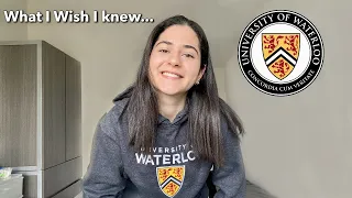 20 THINGS I WISH I KNEW BEFORE UNIVERSITY | University of Waterloo