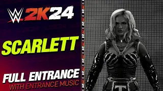 SCARLETT WWE 2K24 ENTRANCE - #WWE2K24 SCARLETT ENTRANCE THEME