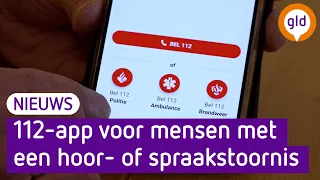 112-app voor mensen een hoor- of spraakstoornis