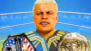 I Gave Cody Rhodes All WWE Titles & This Happened...