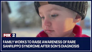 Family works to raise awareness of rare Sanfilippo syndrome after son's diagnosis