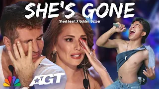 Golden Buzzer : All the judges cried when he heard the song She's Gone with an extraordinary voice