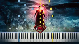 Hans Zimmer - Man of Steel Piano Cover [SHEET+MIDI]