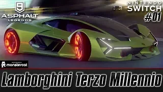 Asphalt 9 Legends (Nintendo Switch): Lamborghini Terzo Millennio | SPECIAL EVENT | #01 | Island Tour