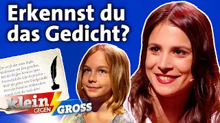 Ferdinand (10) kann Gedichte an nur 3 Wörtern erkennen! | Klein gegen Groß