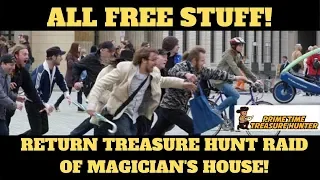 ALL FREE STUFF! Return Treasure Hunt Raid of Magician's House!