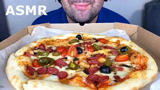 ASMR EATING SAUSAGE PIZZA MUKBANG (EATING SOUNDS) EATING SHOW