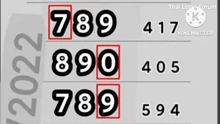 Thai Lotto 3UP HTF Tass and Touch Formula 1-11-2022 || Thai Lotto Result Today