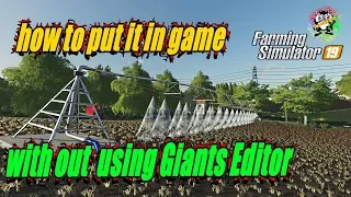 Farming Simulator 19 How to put Pivot Lindsay Zimmatic 68m in game in 4K Resolution