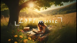 chill-out LOFI track that brings to mind a sunny meadow