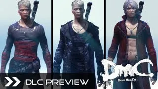 DmC Devil May Cry 2013 - All DLC Costumes Skins for Xbox360, PS3 & PC (Neo, Dark, Classic Dante) HD