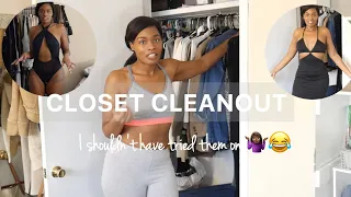 CLOSET CLEANOUT | Spring Decluttering | Marie Kondo Method