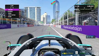 F1 22 - Baku City Circuit - Baku (Azerbaijan Grand Prix) - Gameplay (PS5 UHD) [4K60FPS]