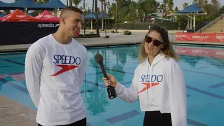 Sub20 Post Challenge Interview with Caeleb Dressel and Elizabeth Beisel