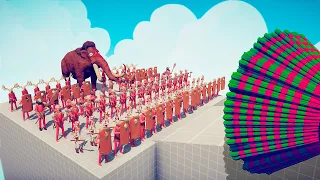 100x OF TRIBAL ARMY vs EVERY GODS - Totally Accurate Battle Simulator | TABS