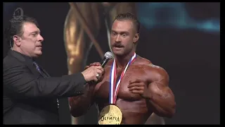 Chris Bumstead winning🥇motivational olympia speech + tribute to george peterson