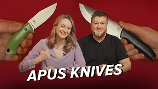 Яркие, но практичные ножи | Ножевая мастерская APUS Knives