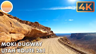 🇺🇸 [4K60] Moki Dugway! 🚘 Drive with me in Utah!