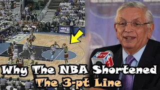 The Truth Behind The NBA Shortening The 3-PT Line In The 1990s