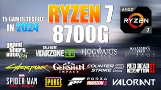 Ryzen 7 8700G Gaming Test in 2024 - is it good for 1080p gaming?