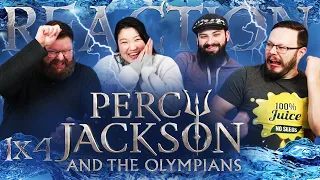 Percy Jackson and the Olympians 1x4 REACTION!! "I Plunge to My Death"