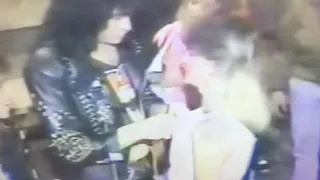 Gene Simmons from KISS sexually assaulting a young woman at an autograph signing party