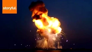 Unmanned Rocket Explodes Seconds After Lift-Off