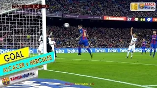 Paco Alcacer scores his first Barca Goal (Dec 16)