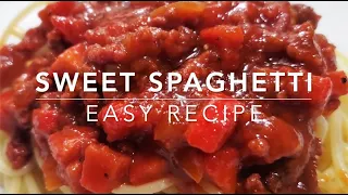 Sweet Spaghetti (Carinderia Style)