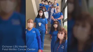 Ochsner nurses sing 'Amazing Grace'