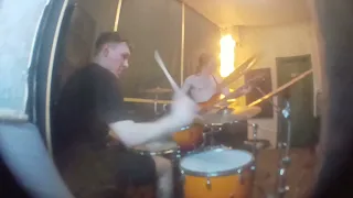 Punk drumming/Drum cam Сухой завтрак из детей