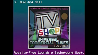 Universal Commercial Tunes: Vol. 1 (ROYALTY-FREE 80s LOOPABLE BACKGROUND MUSIC)