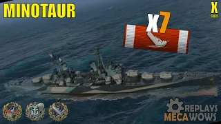 Minotaur 7 Kills & 210k Damage | World of Warships Gameplay