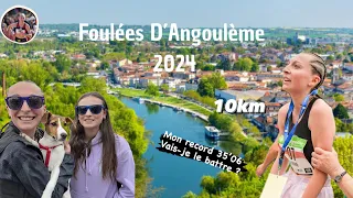 Je termine 2ème femmes des foulées d'Angoulême 2024
