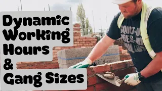 Bricklaying Vlog - Brick & Block Garage (Heritage Blend) - Working Hours & Gang Sizes - Part 3