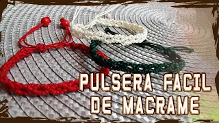 Pulsera Fácil de Macramé