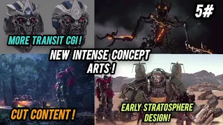 Transformers Rise Of The Beasts ALL CONCEPT ARTS TRANSIT NEW CGI, Cut Content & MORE! #transformers