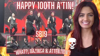 HAPPY 100th A'TIN! | SB19 | SG WYAT CONCERT PERFORMANCES Ft Pablo's skirt...and waist...and hair...