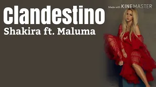 Shakira - Clandestino (lyrics) ft. Maluma