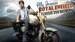 The moment I received my Royal Enfield Classic 350