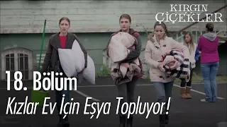 Kızlar ev için eşya topluyor! - Kırgın Çiçekler 18. Bölüm