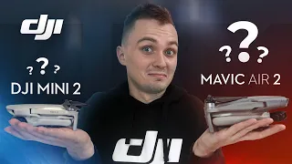 DJI MINI 2 vs Mavic Air 2: Как Выбрать Дрон DJI? Сравнение