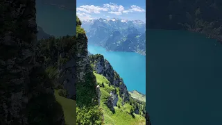 Swiss Views 🇨🇭Fronalpstock #switzerland #mountains #shorts