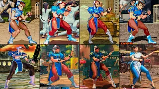 Evolution of CHUN-LI in Street FIghter Games | 2K 60FPS