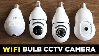 Best Wireless CCTV Camera for Home & Shop | Bulb Type WiFi cctv camera | Best CCTV Camera in India