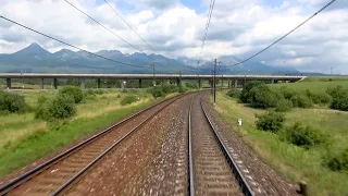 Cabview Bratislava – Žilina – Košice Siemens Vectron R603 Lišiak (+audio)