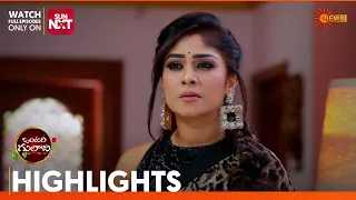 Vontari Gulabi - Highlights of the day | Watch full EP only on Sun NXT | 01 Mar 2024 | Gemini TV