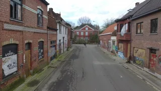 Ghost Town Doel, Belgium shot bij Phantom 4 #KeepOnDroning